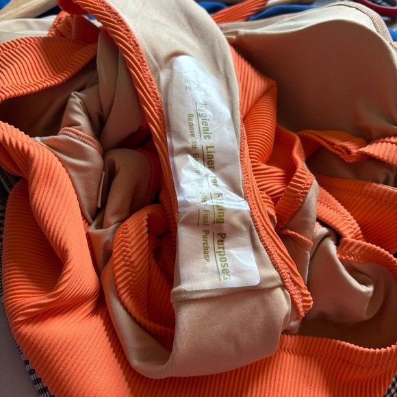 Old Navy Tie-Front Keyhole Bandeau-Style One-Piece Swimsuit 2X Coral Clay NWT - Picture 11 of 11